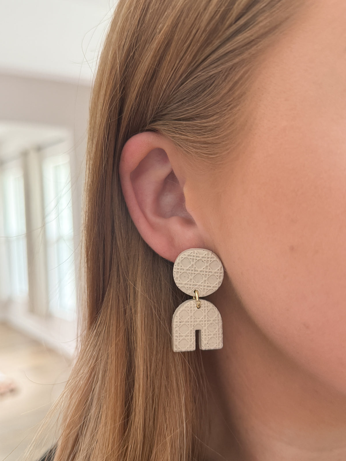 Textured Ceramic Dangles