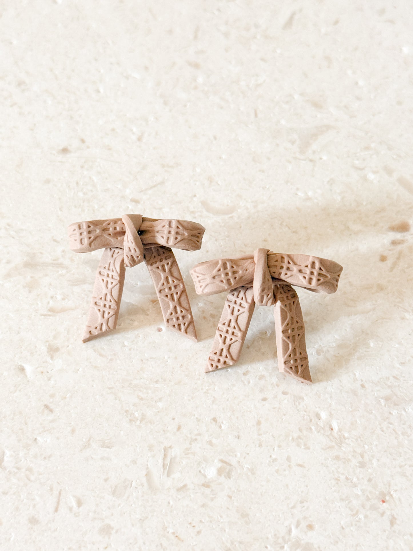 Draped Bow Studs