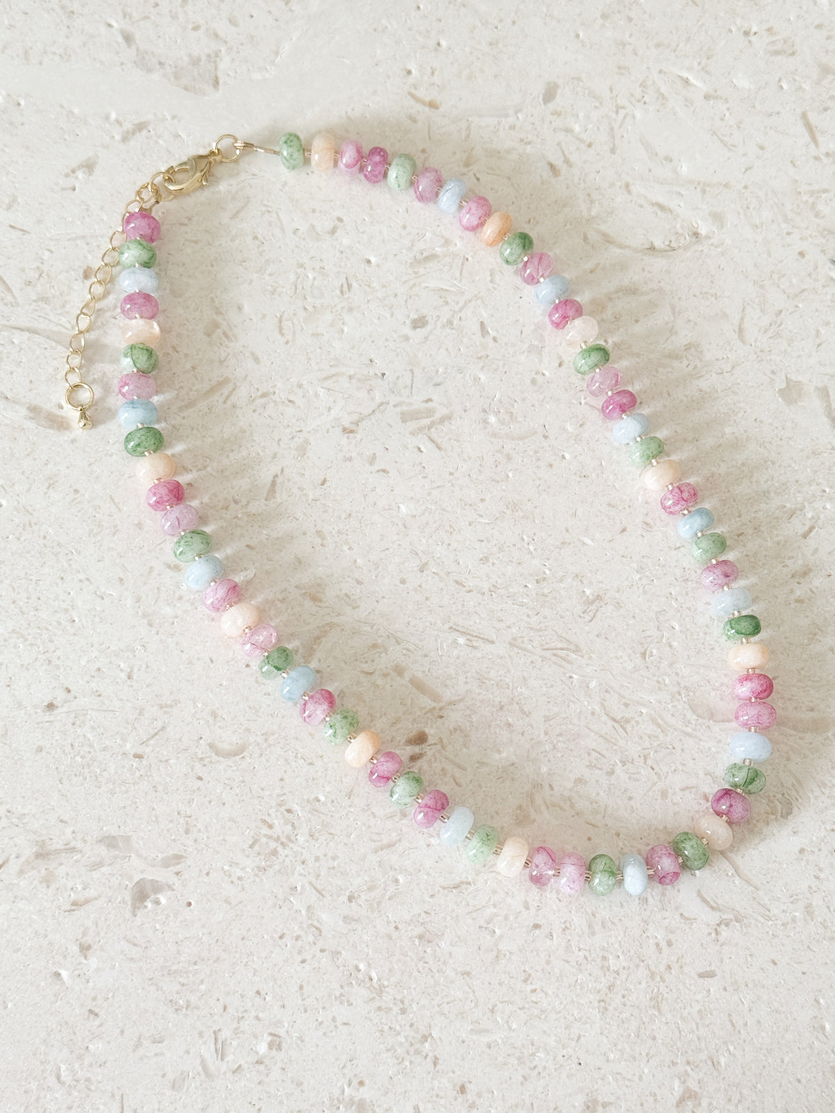 Morganite Gemstone Necklace