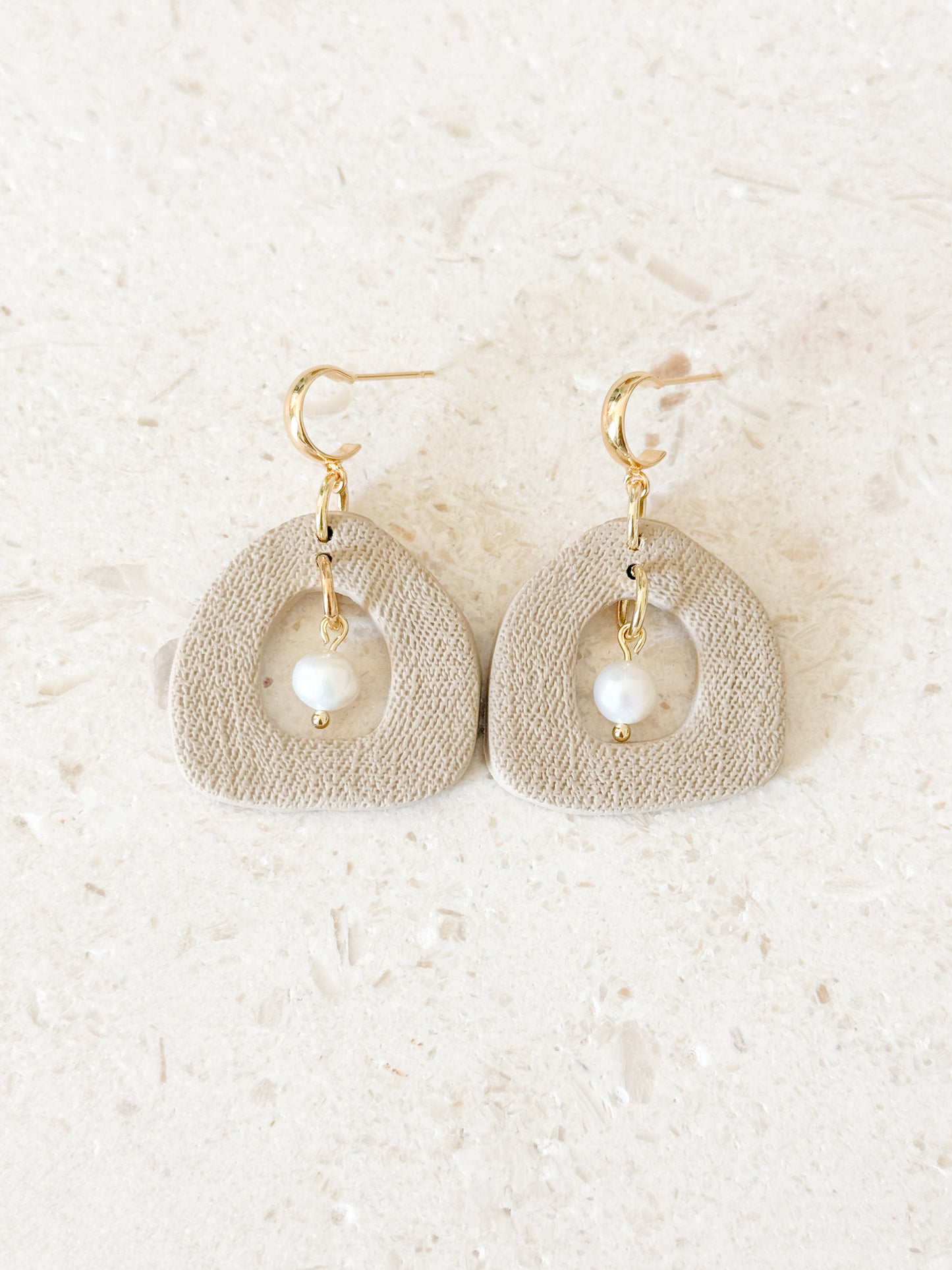 Cora Dangles - Deep Linen