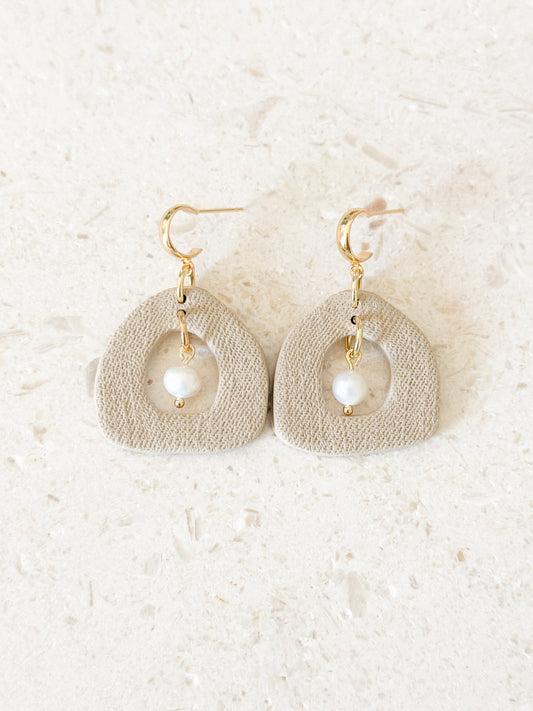 Cora Dangles - Deep Linen