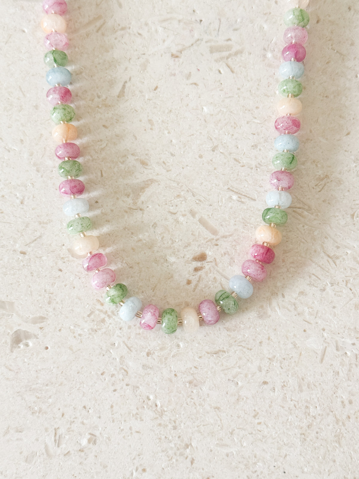 Morganite Gemstone Necklace