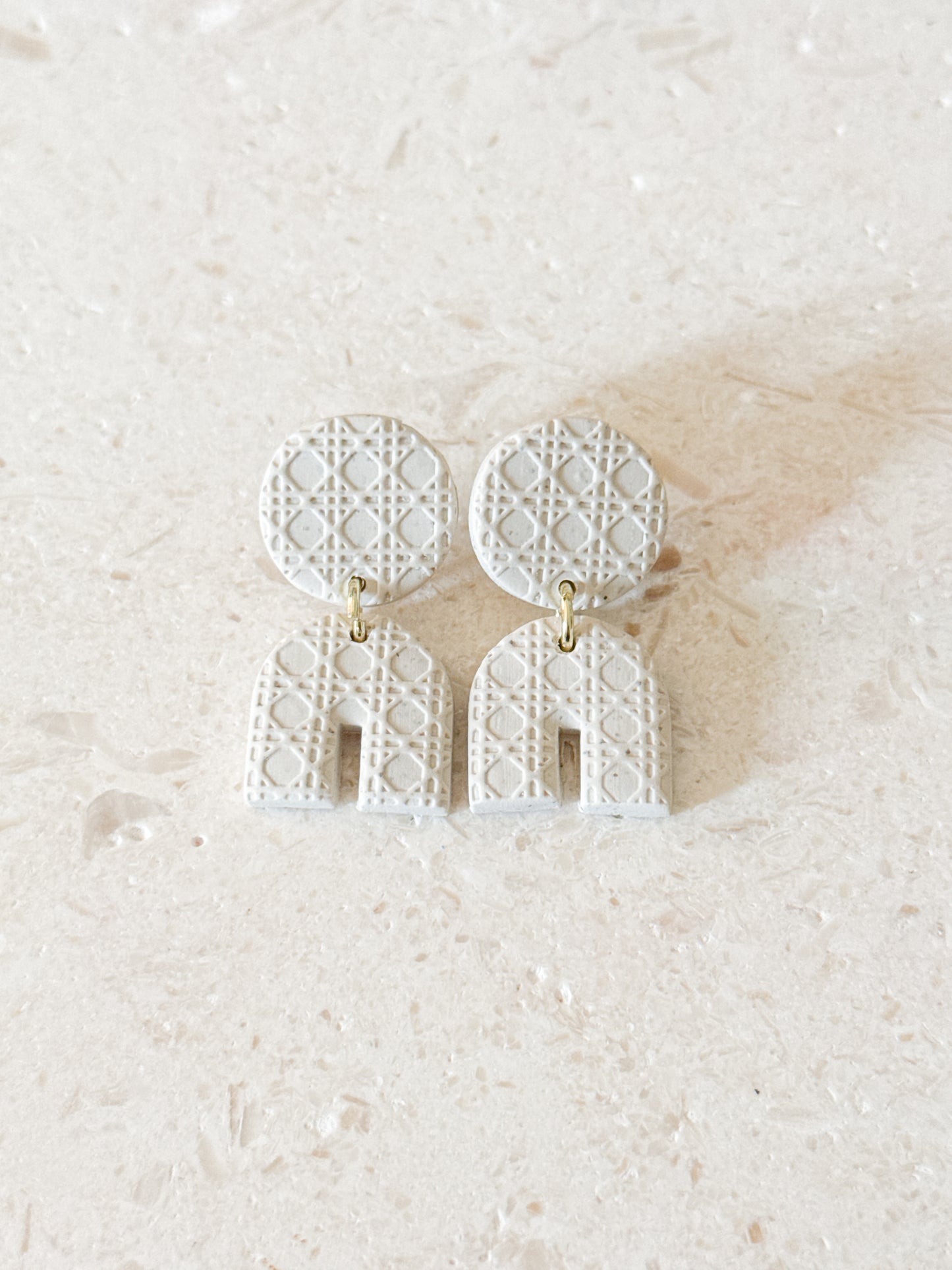 Textured Ceramic Dangles