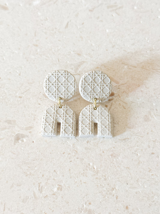 Textured Ceramic Dangles