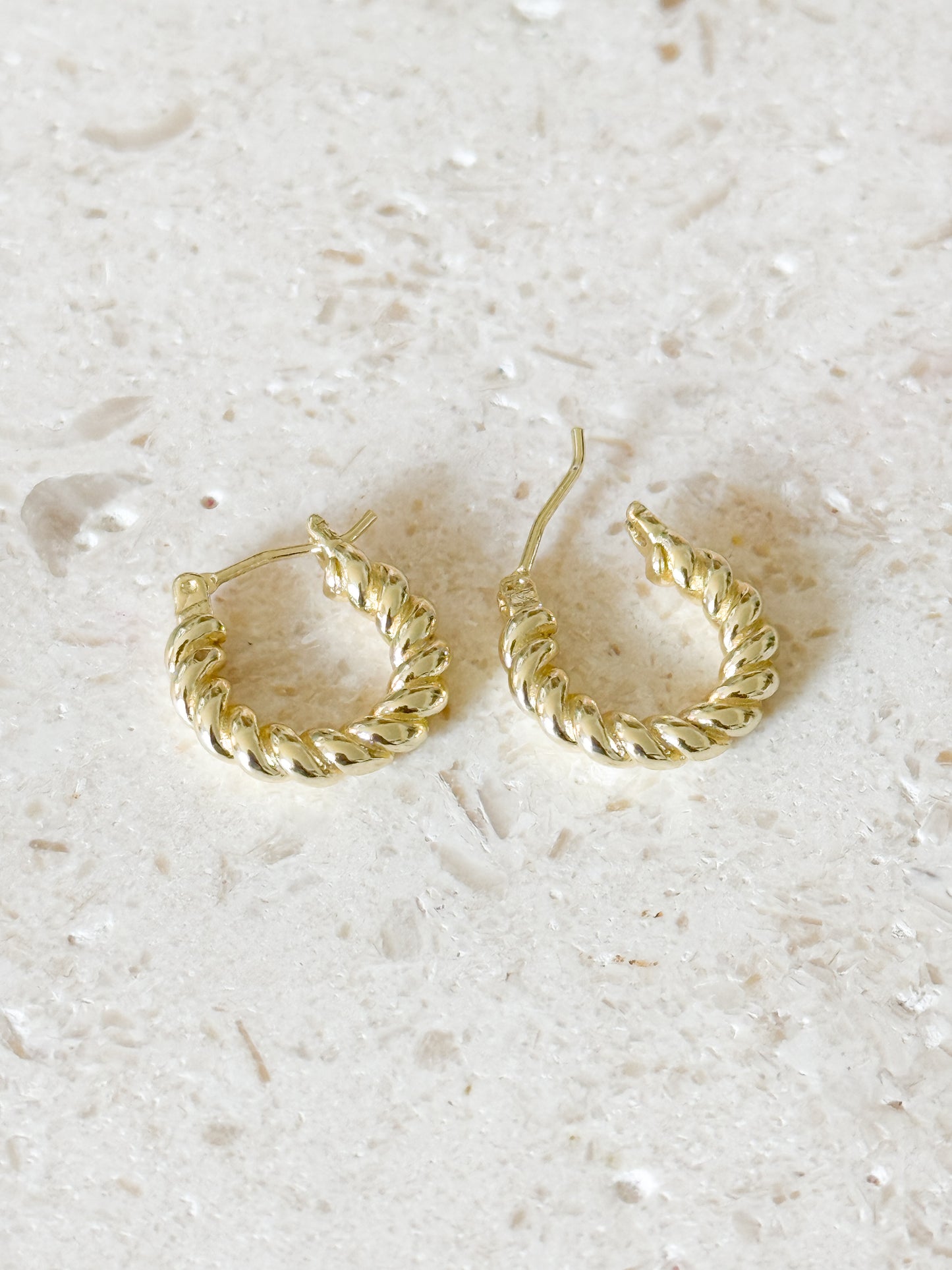 Twisted Mini Hoops