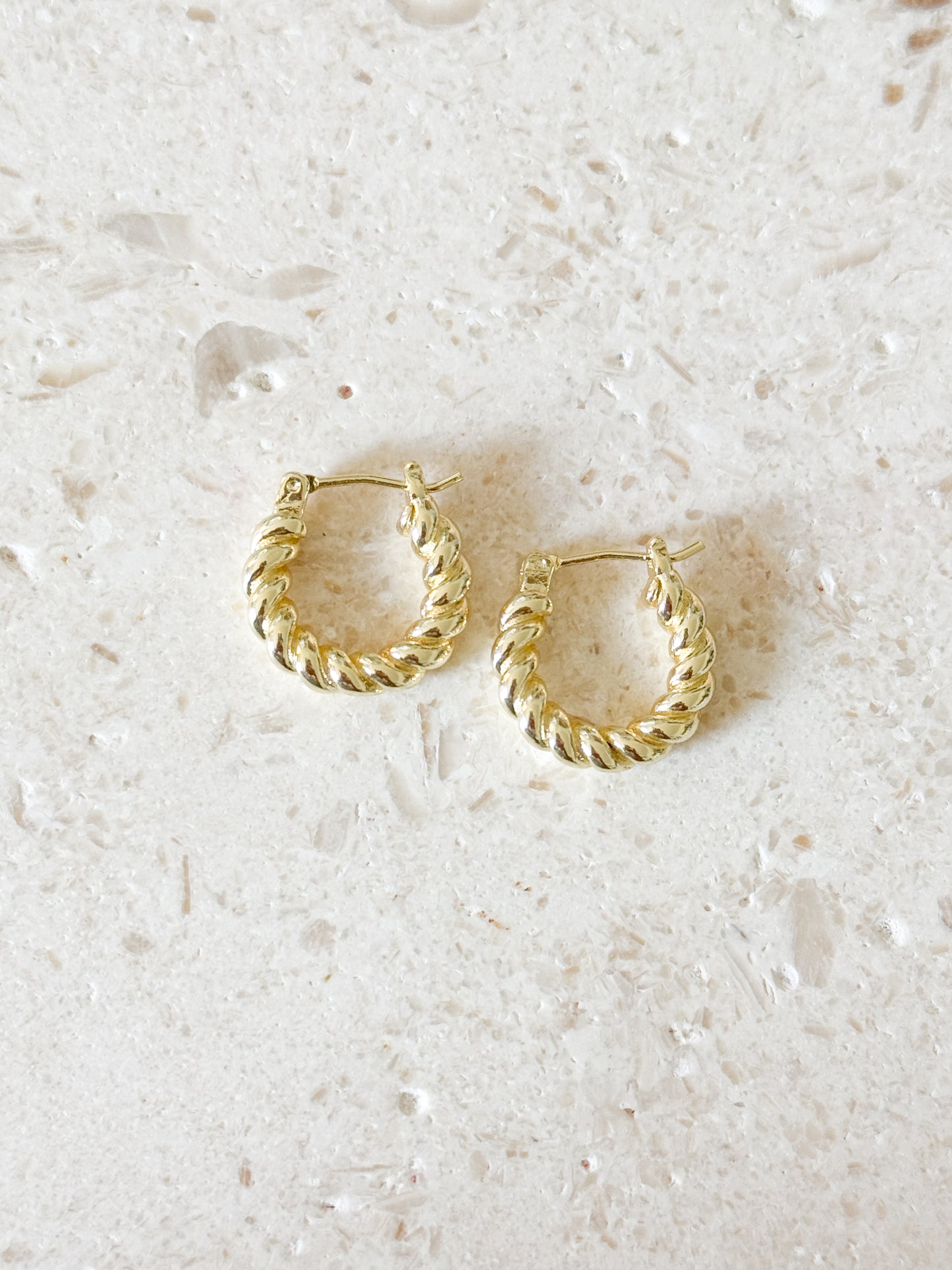 Twisted Mini Hoops