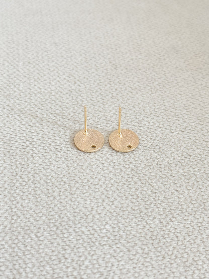 Textured Circle Post (2 pcs)