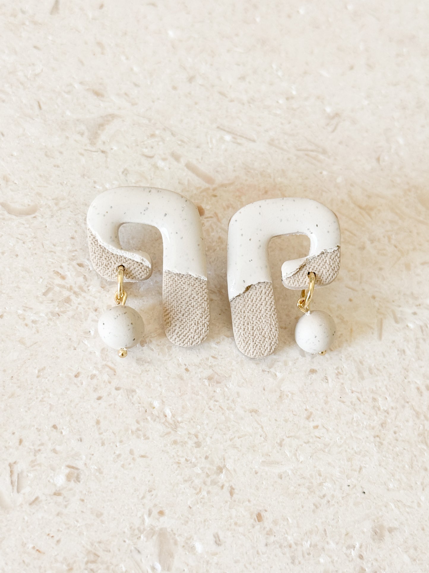 Squiggle Dangles - Ceramic Glaze
