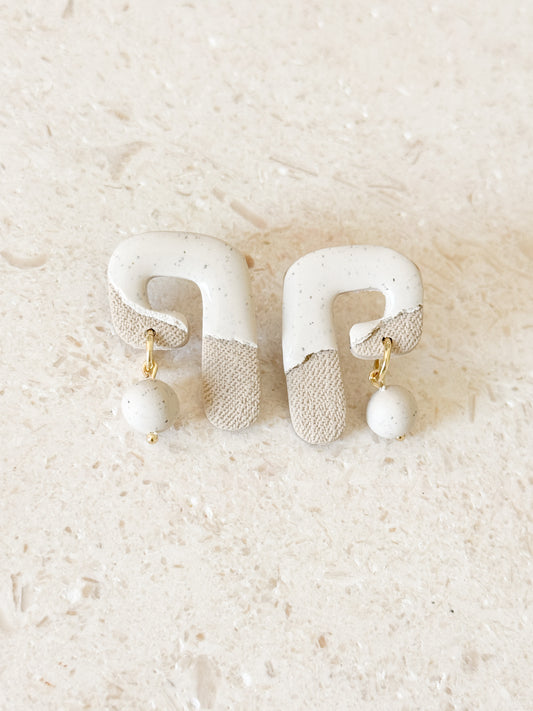Squiggle Dangles - Ceramic Glaze