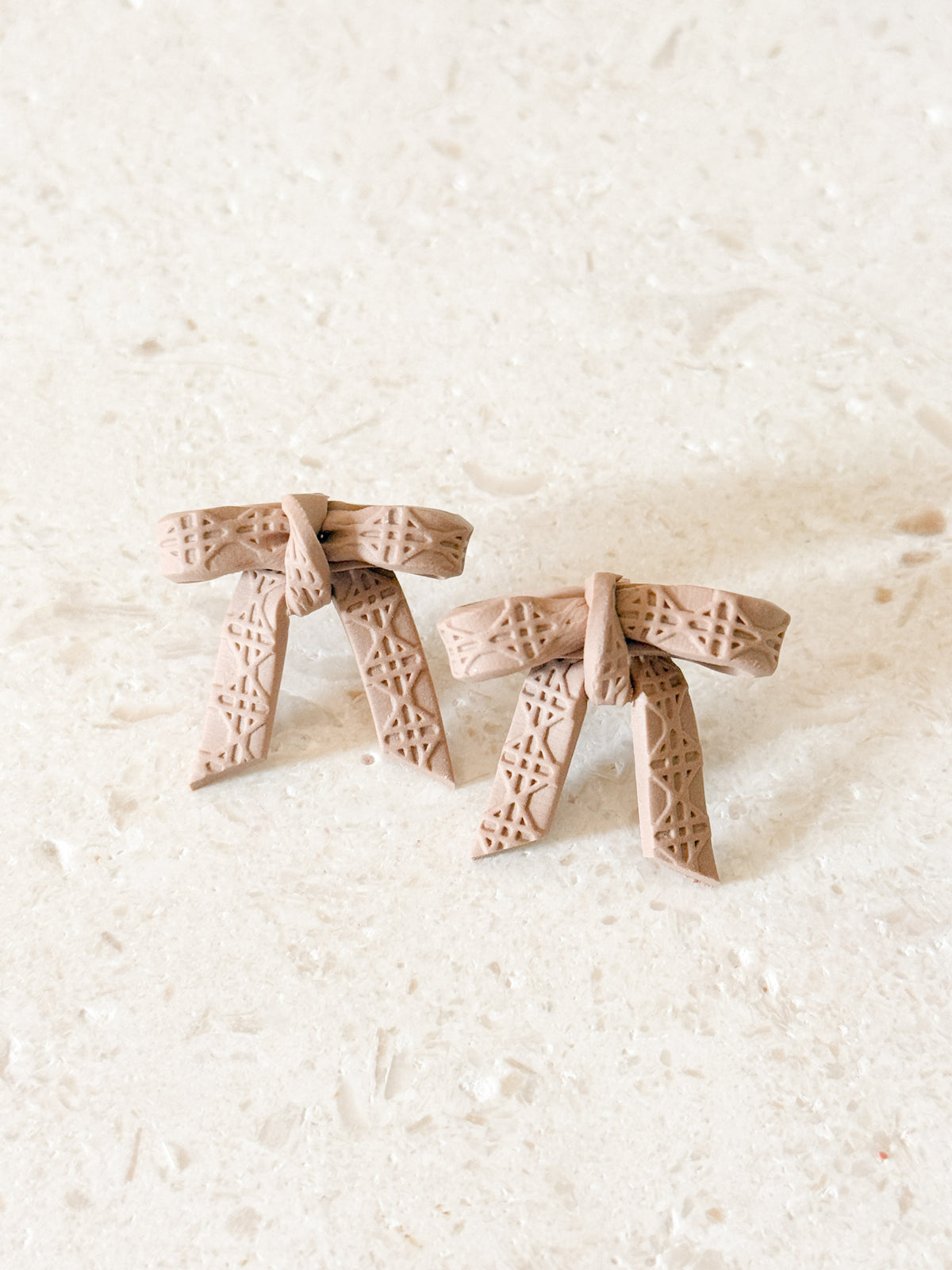 Draped Bow Studs
