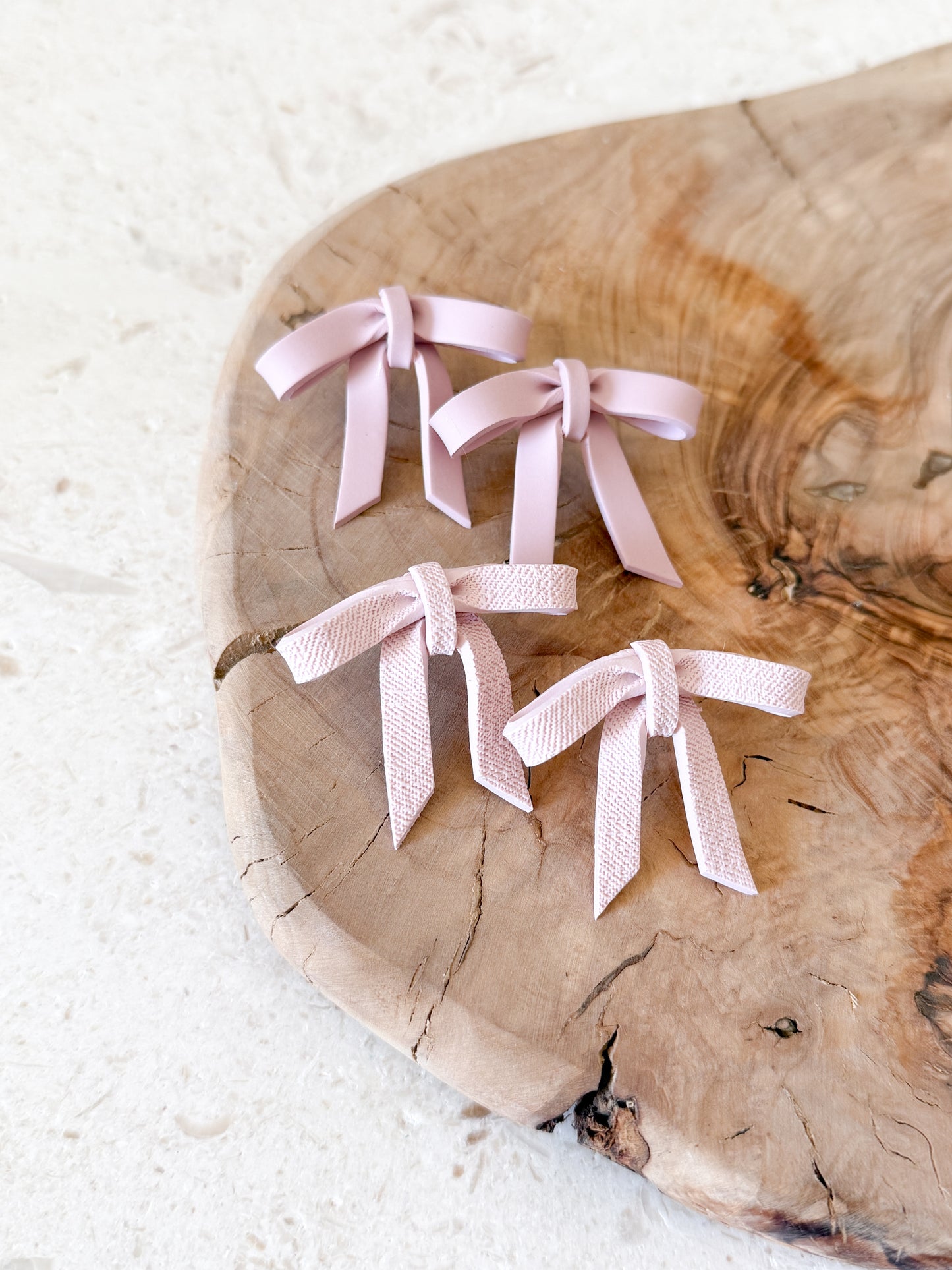 Draped Bow Studs