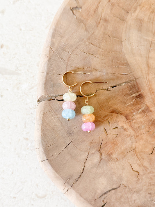 The Trio Drop Gemstones - Spring