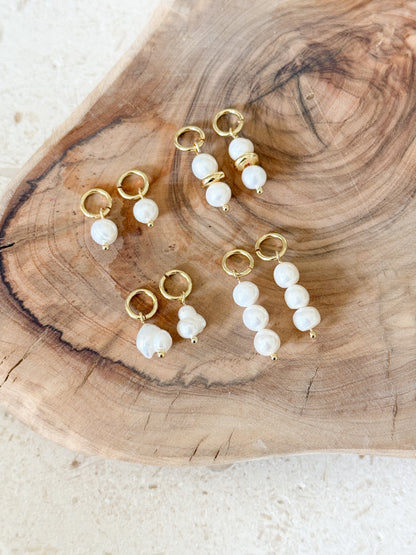 Organic Pearl Charms