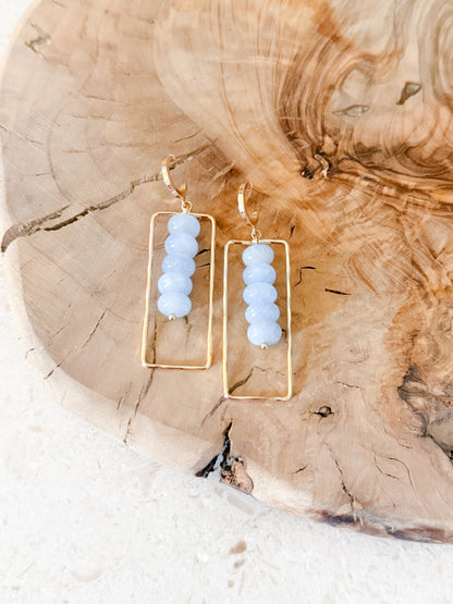 The Saige Dangles - Soft Blue