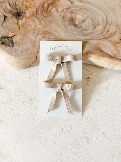 Dainty Bow Studs