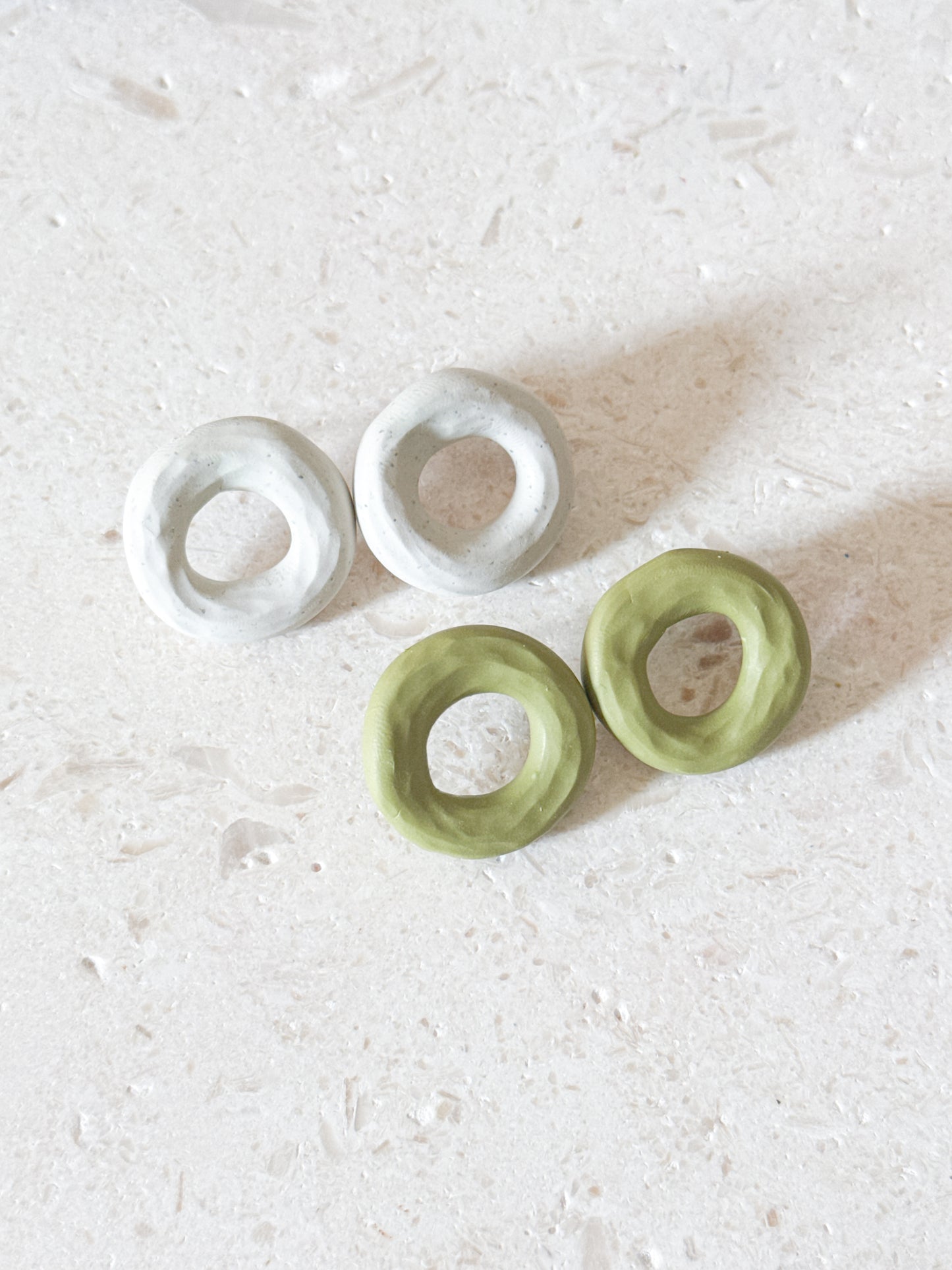 Sculpted Ring Studs