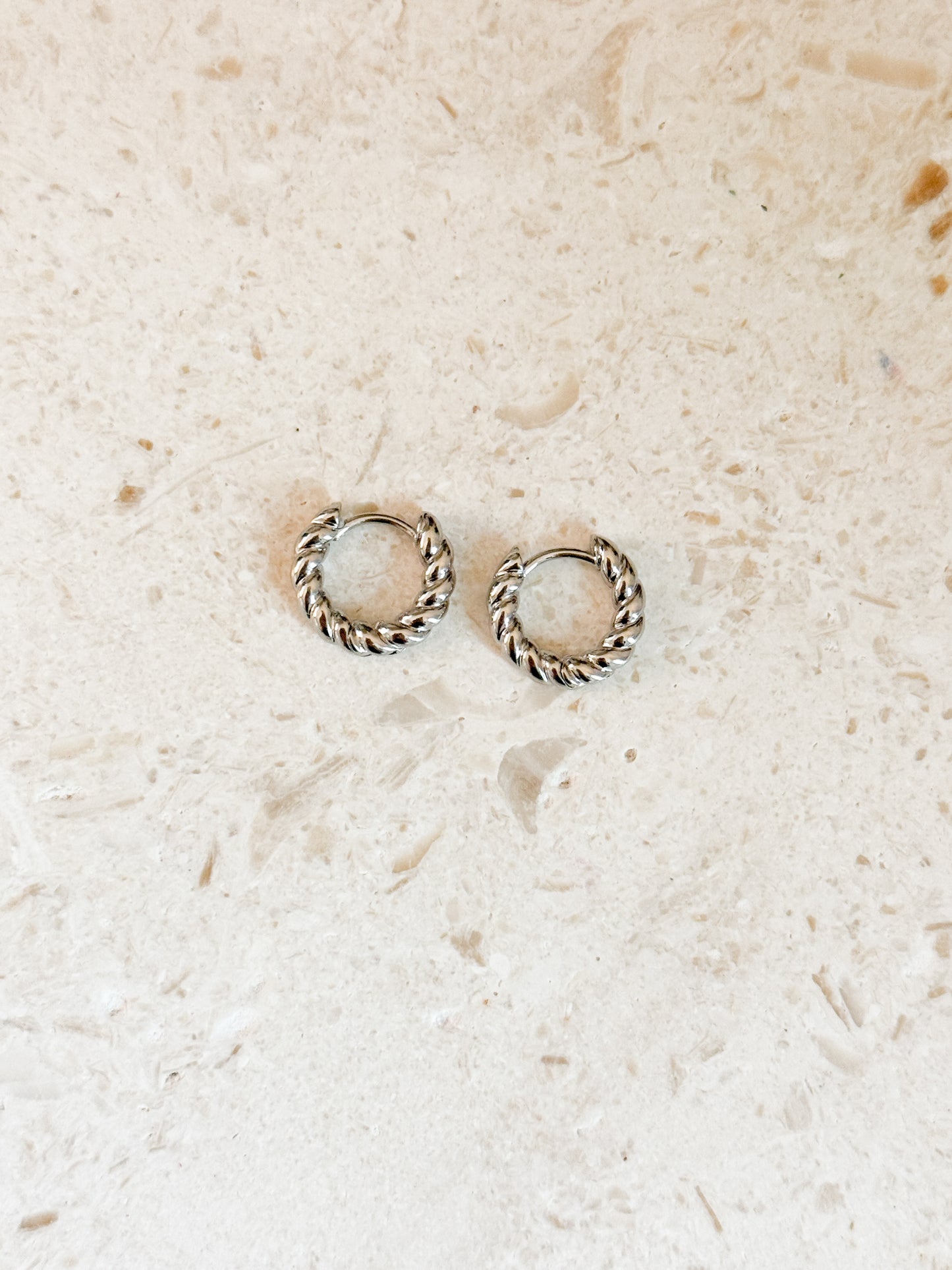 Twisted Mini Hoops