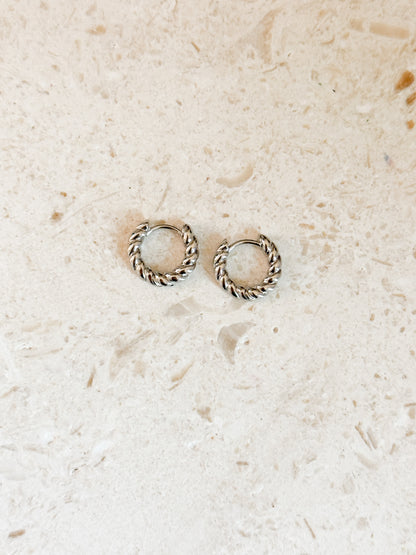 Twisted Mini Hoops
