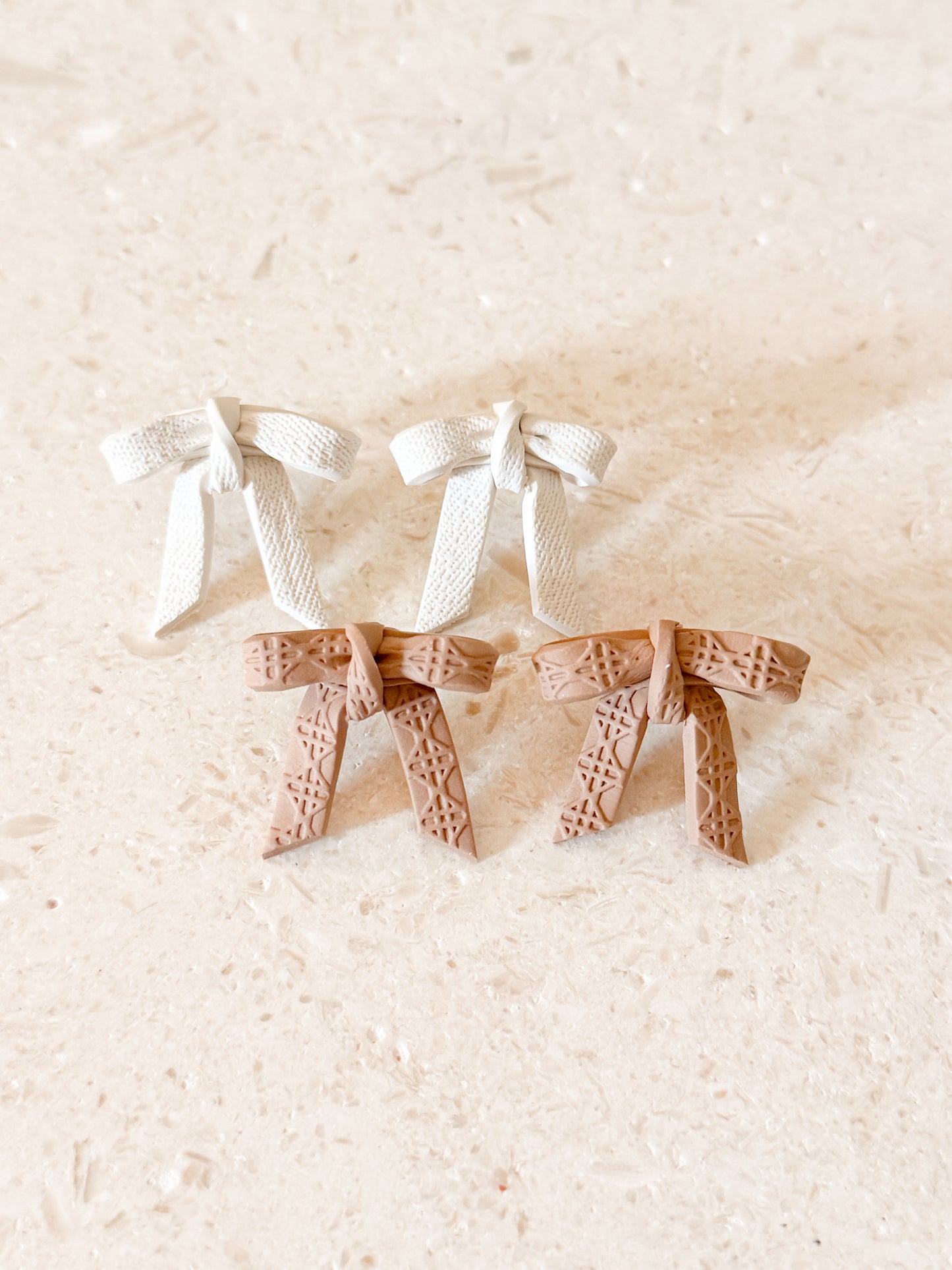 Draped Bow Studs