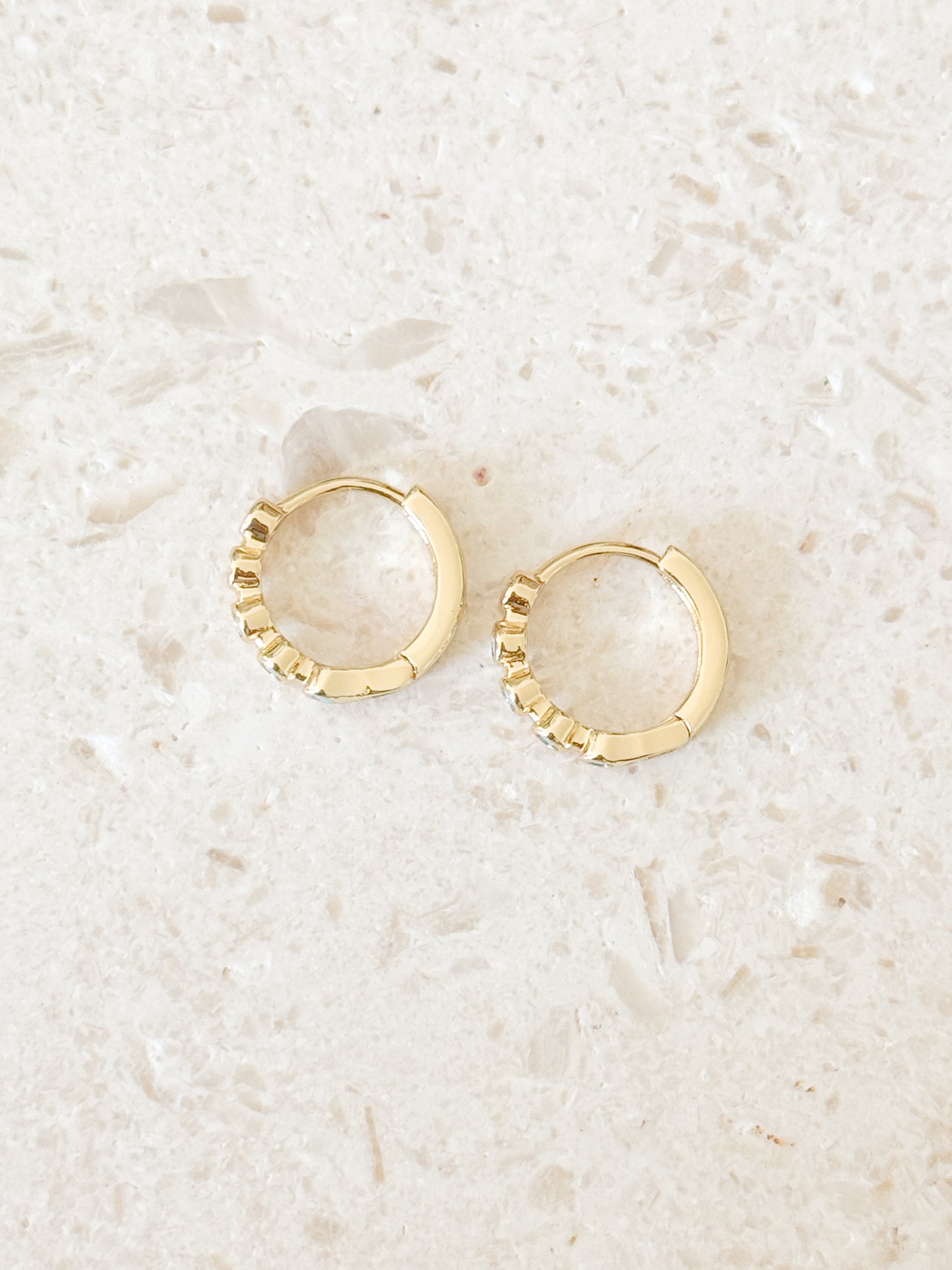 Aqua Studded Huggies