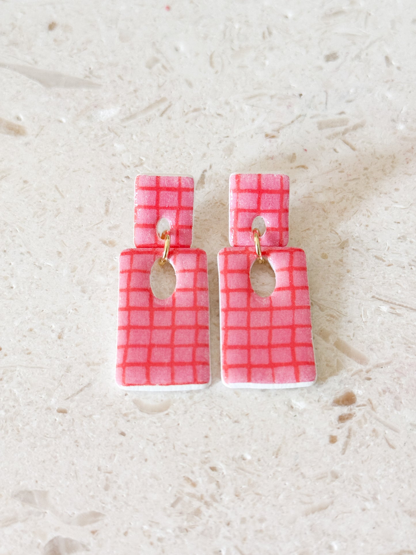 Jessa Dangles - Pink Grid